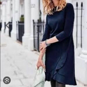 J jill PONTE Ruffled dress